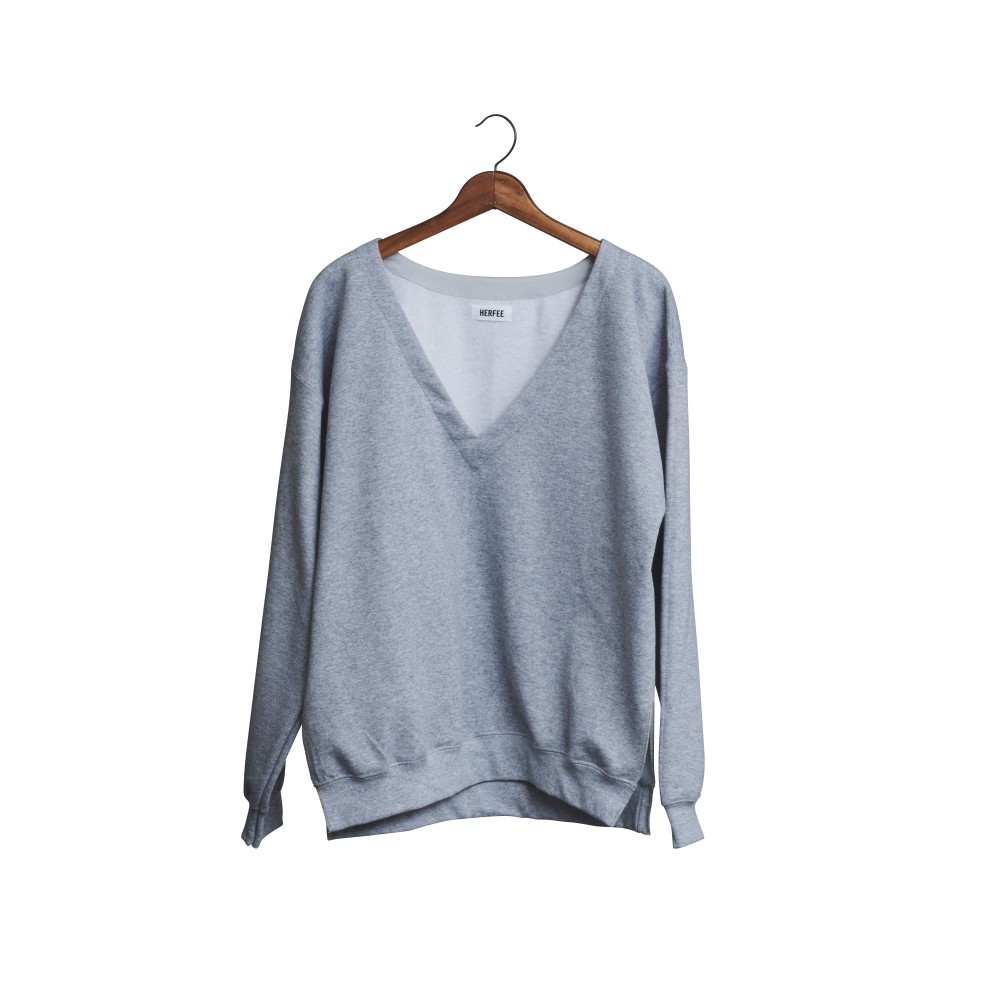 V NECK SWEAT PULLOVER