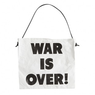 WAR IS OVER ROPE BAG